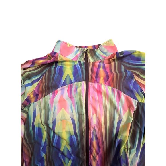 ASICS RAINBOW LIGHTWEIGHT RUNNING WINDBREAKER JACKET - Picture 10 of 14